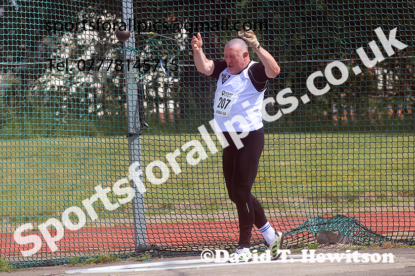Hammer, 2025 NEMAA Track and Field, Monkton. Photo: David T. Hewitson/Sports for All Pics